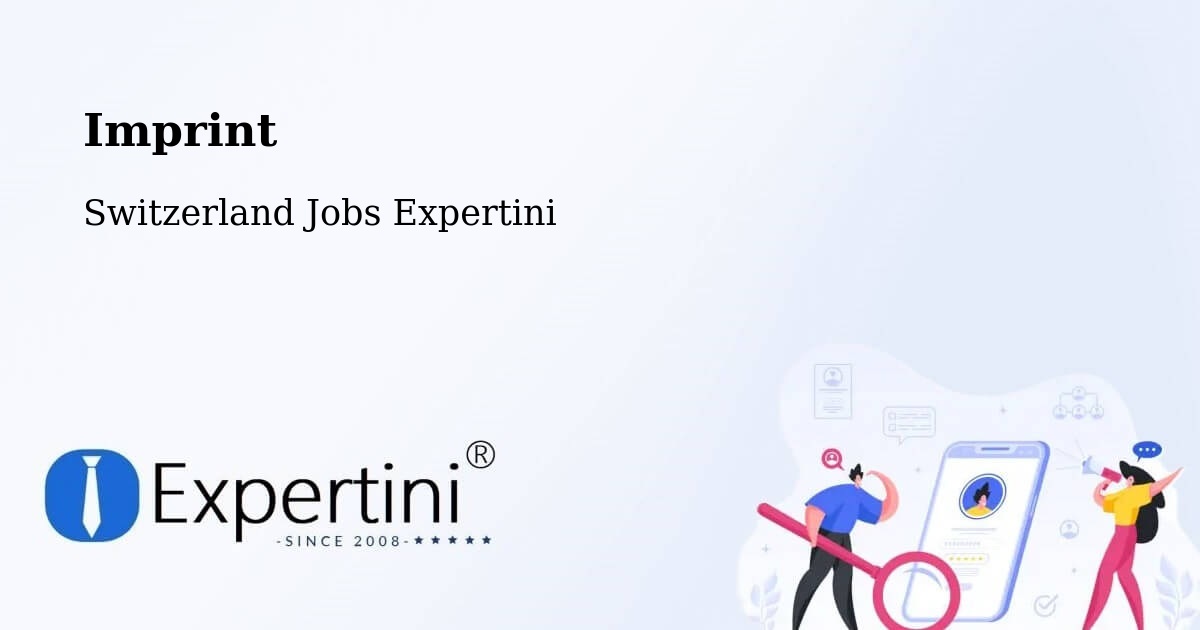 Imprint – Wald - Switzerland Jobs Expertini