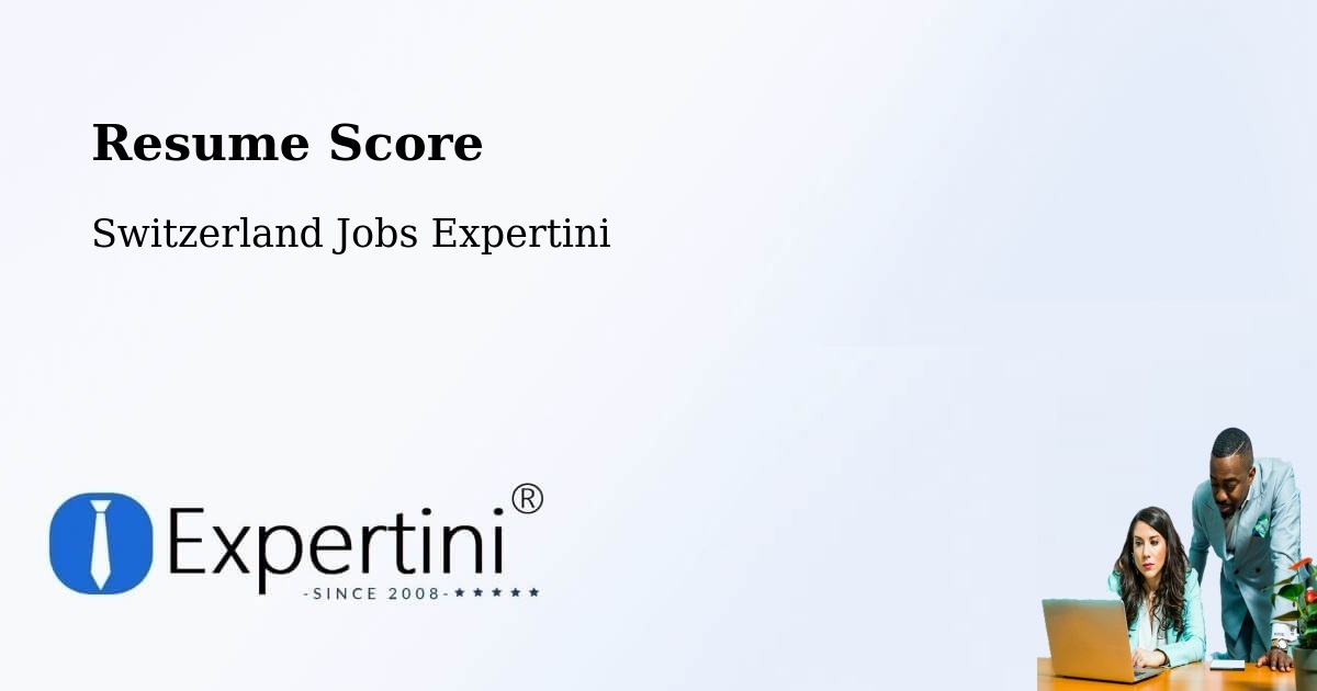 Resume Score & Job Description Match Tool – Wald - Switzerland Jobs Expertini