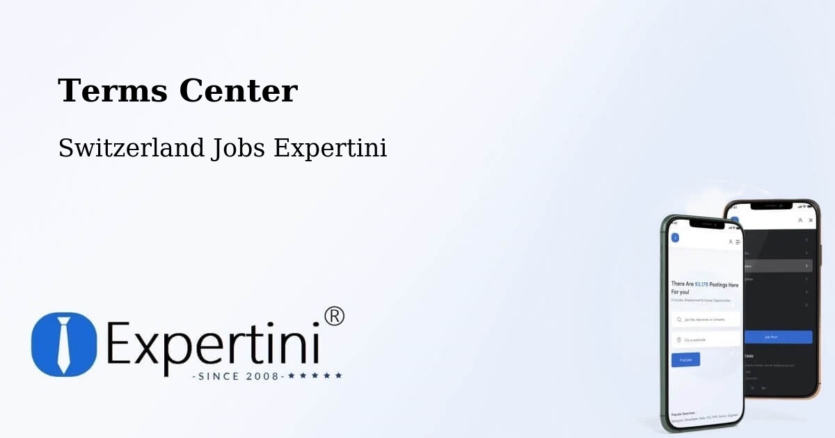 Terms of Service – Wald - Switzerland Jobs Expertini